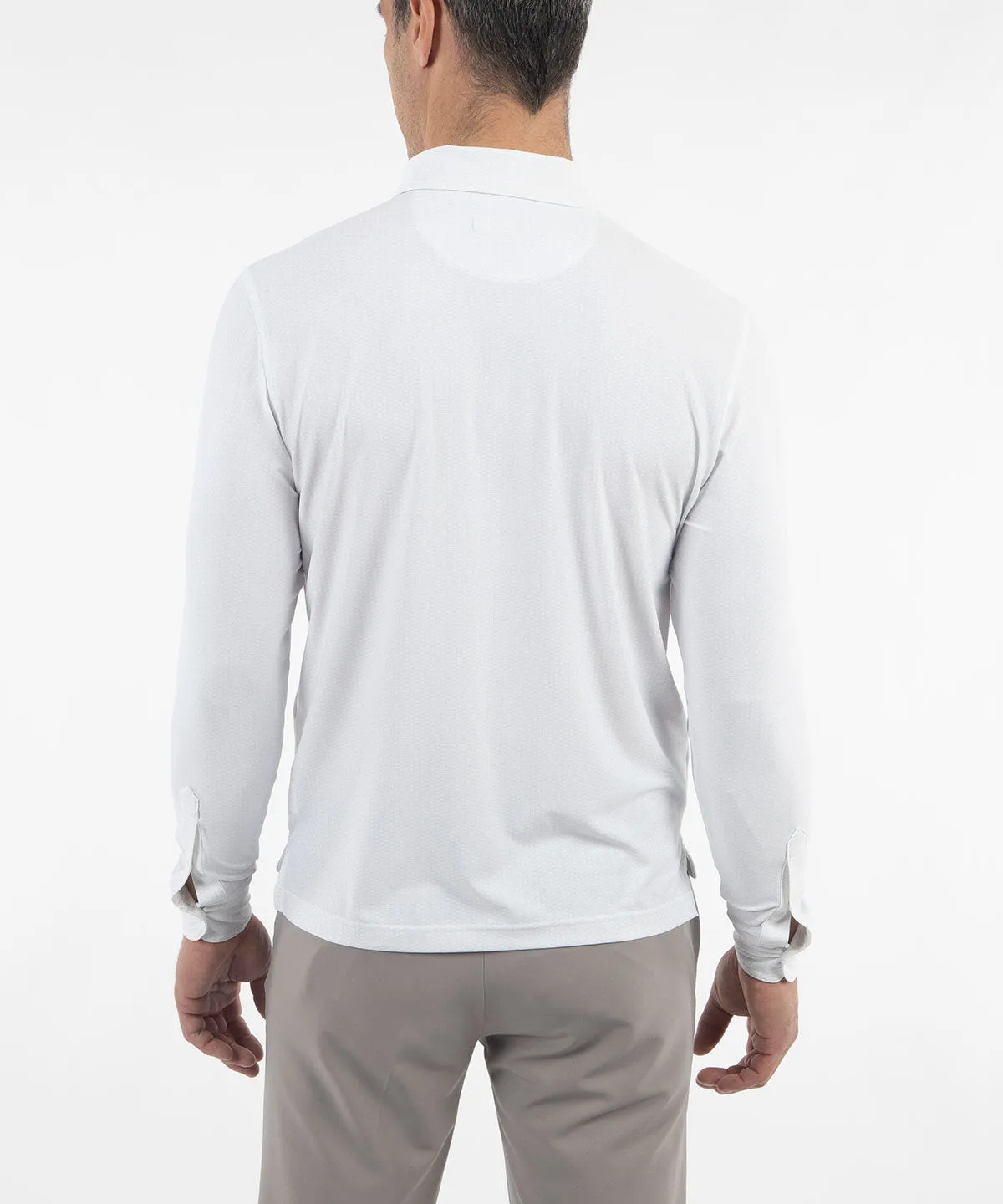 Performance Balata Jersey Long-Sleeve Buttoned Cuff