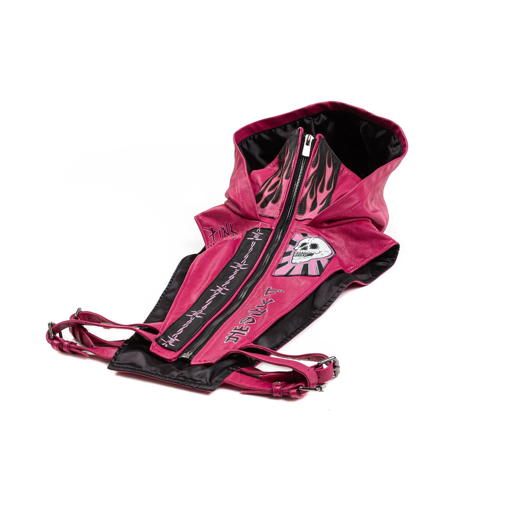 Pink Punk Ninja Hood X Dust   Beau Collab