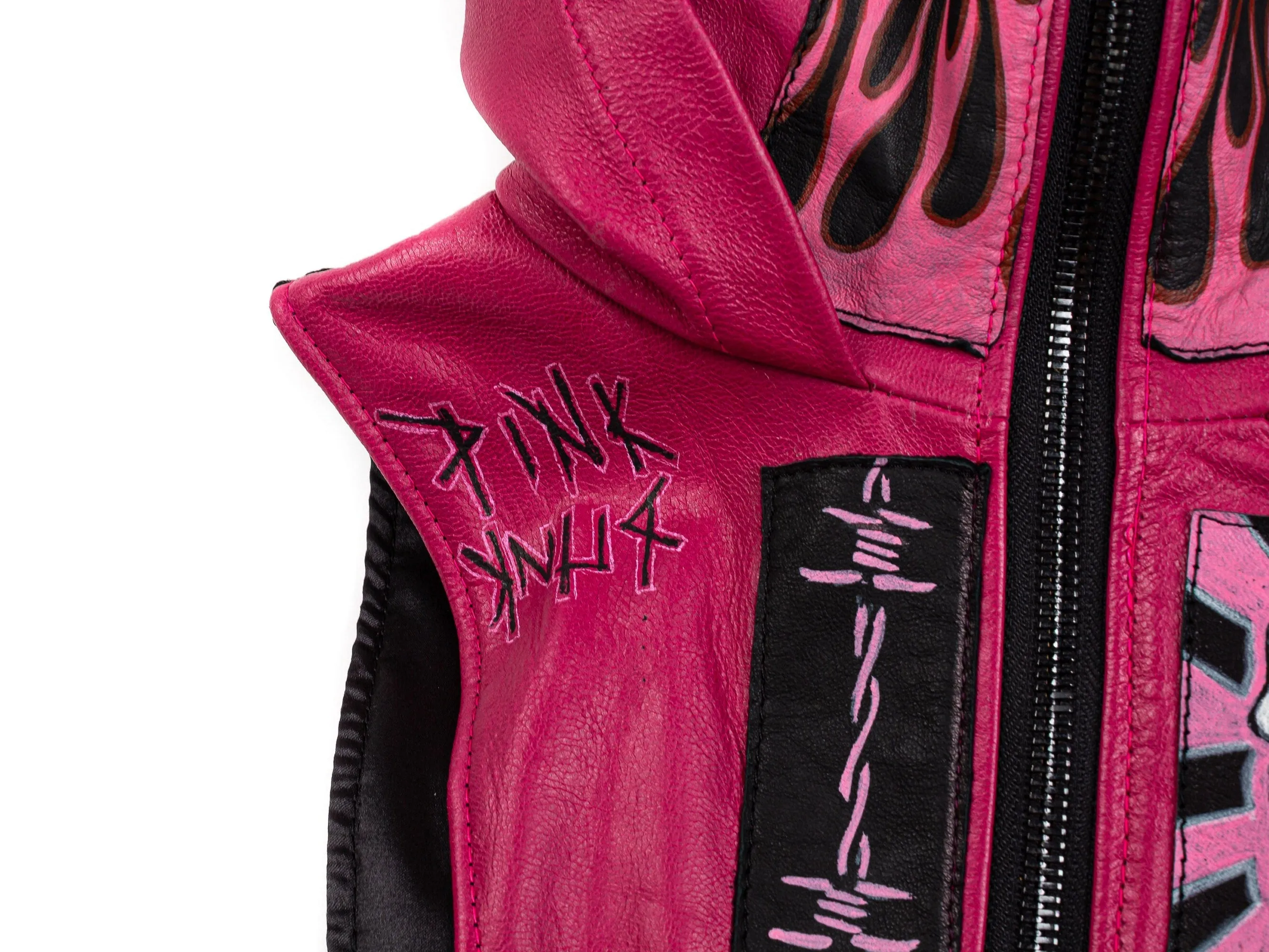 Pink Punk Ninja Hood X Dust   Beau Collab