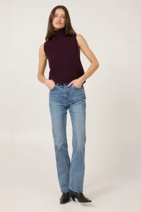 Polly Cashmere Vest - Syrah