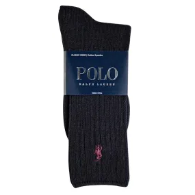 Polo Navy Classic Crew Socks (Men's)