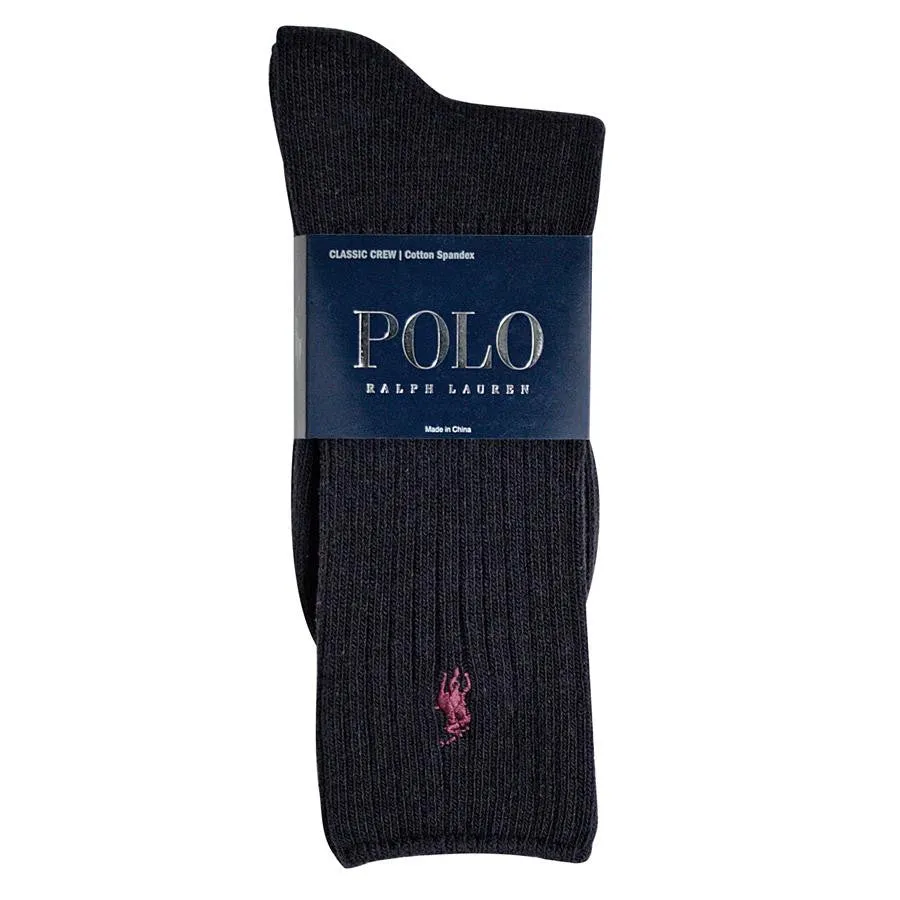 Polo Navy Classic Crew Socks (Men's)