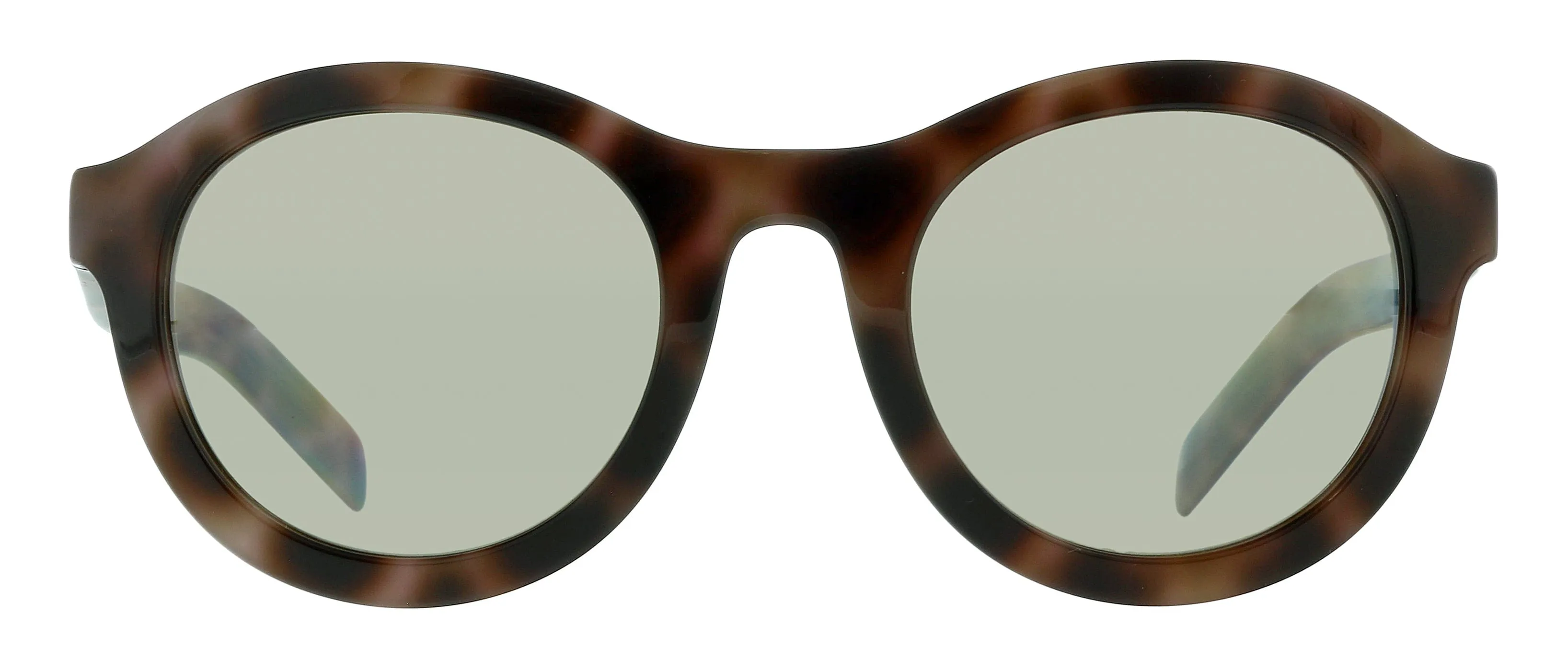 Prada 0PR 24VS 520719 Conceptual Havana  Round Sunglasses