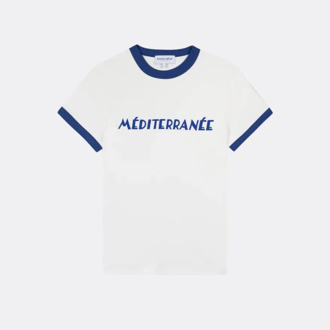 "Méditerranée" Monterlant T-Shirt (Off White Sepia)