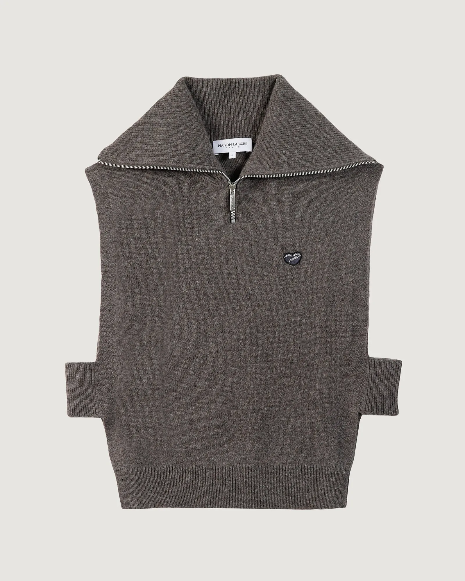 "Patch Coeur" Chanaleilles sleeveless sweater