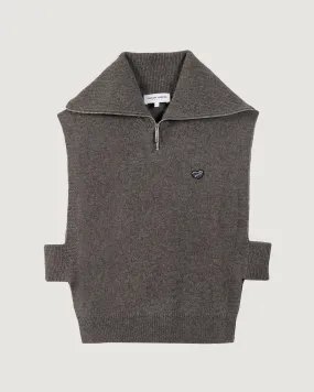 "Patch Coeur" Chanaleilles sleeveless sweater