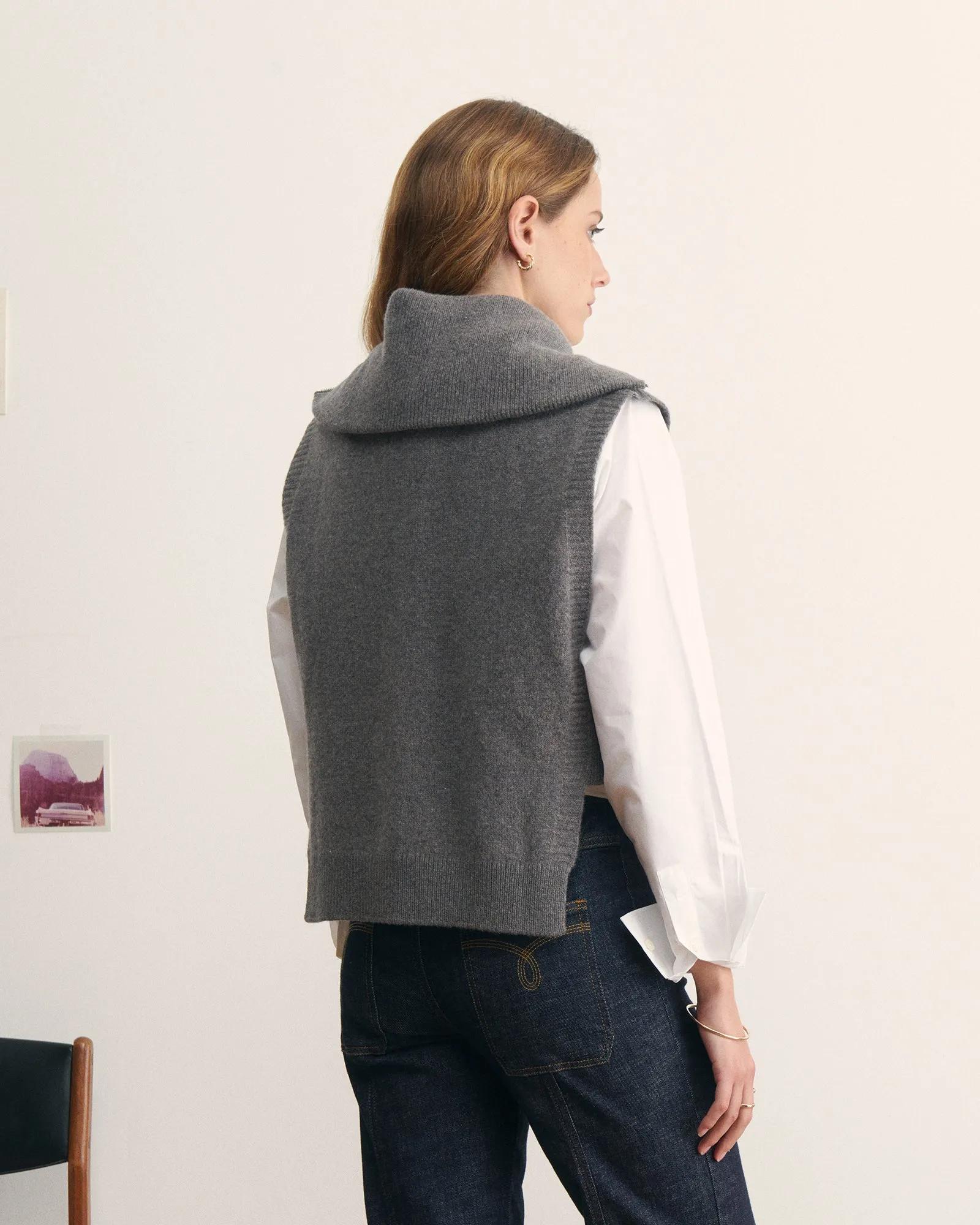 "Patch Coeur" Chanaleilles sleeveless sweater