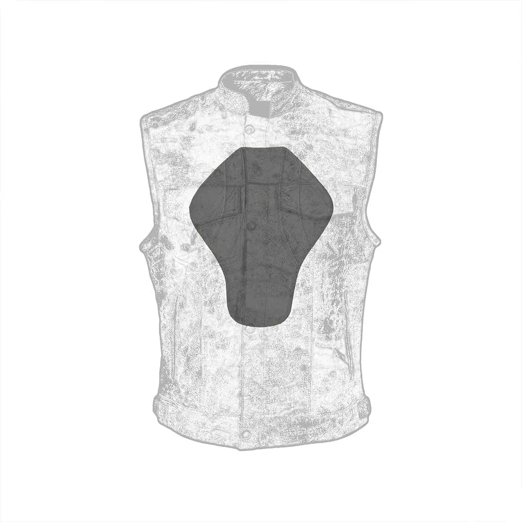 RIDERACT® Motorcycle Leather Vest SOA Dirt Fuss