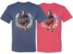 Secretariat Lucky Shoe Shirt - Red