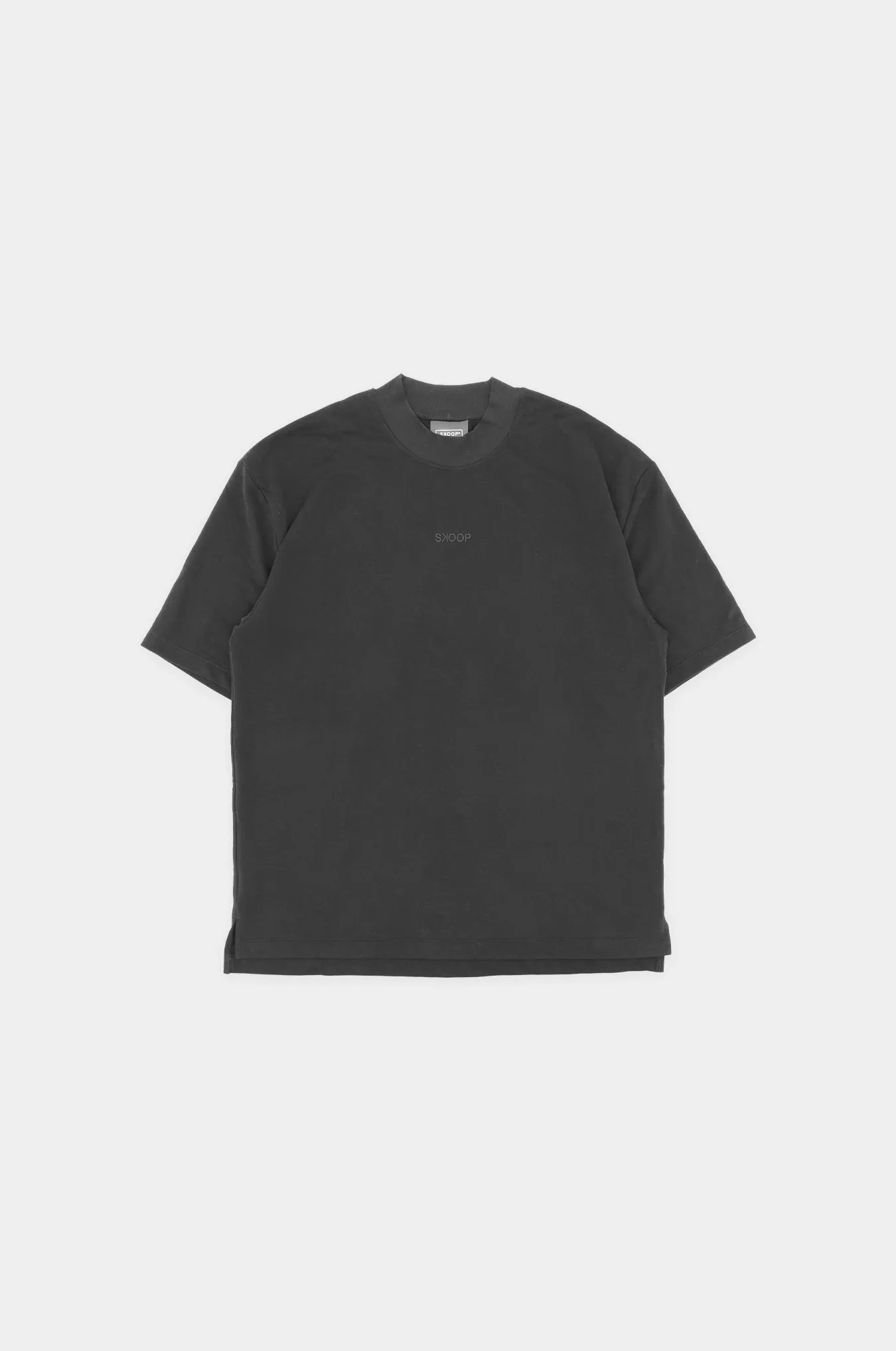 SKOOP® Basiks Mock Neck Shirt Grim