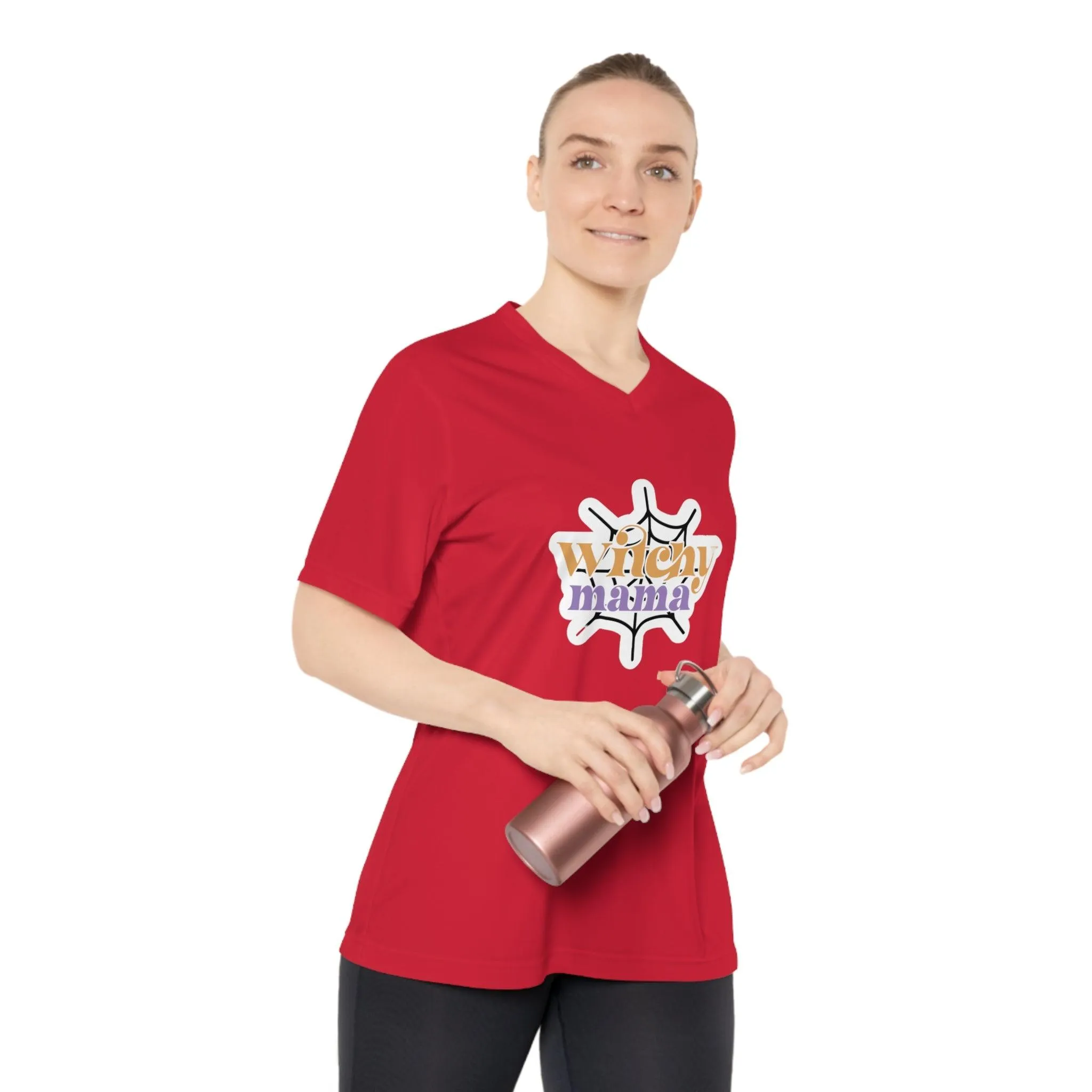 T-Shirt Manga Corta Protección UV Mamá Bruja/T-Shirt Halloween/T-Shirt para Actividades al Aire Libre