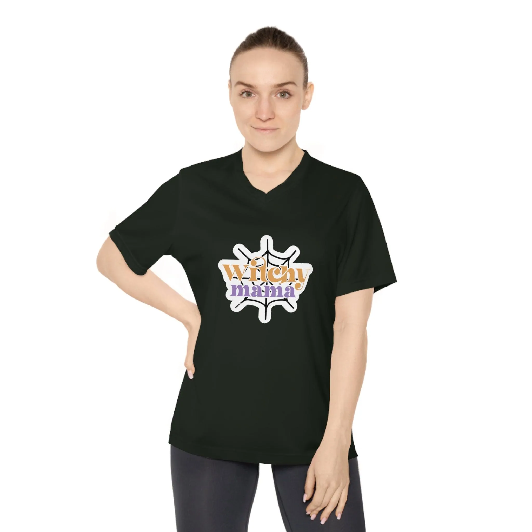 T-Shirt Manga Corta Protección UV Mamá Bruja/T-Shirt Halloween/T-Shirt para Actividades al Aire Libre