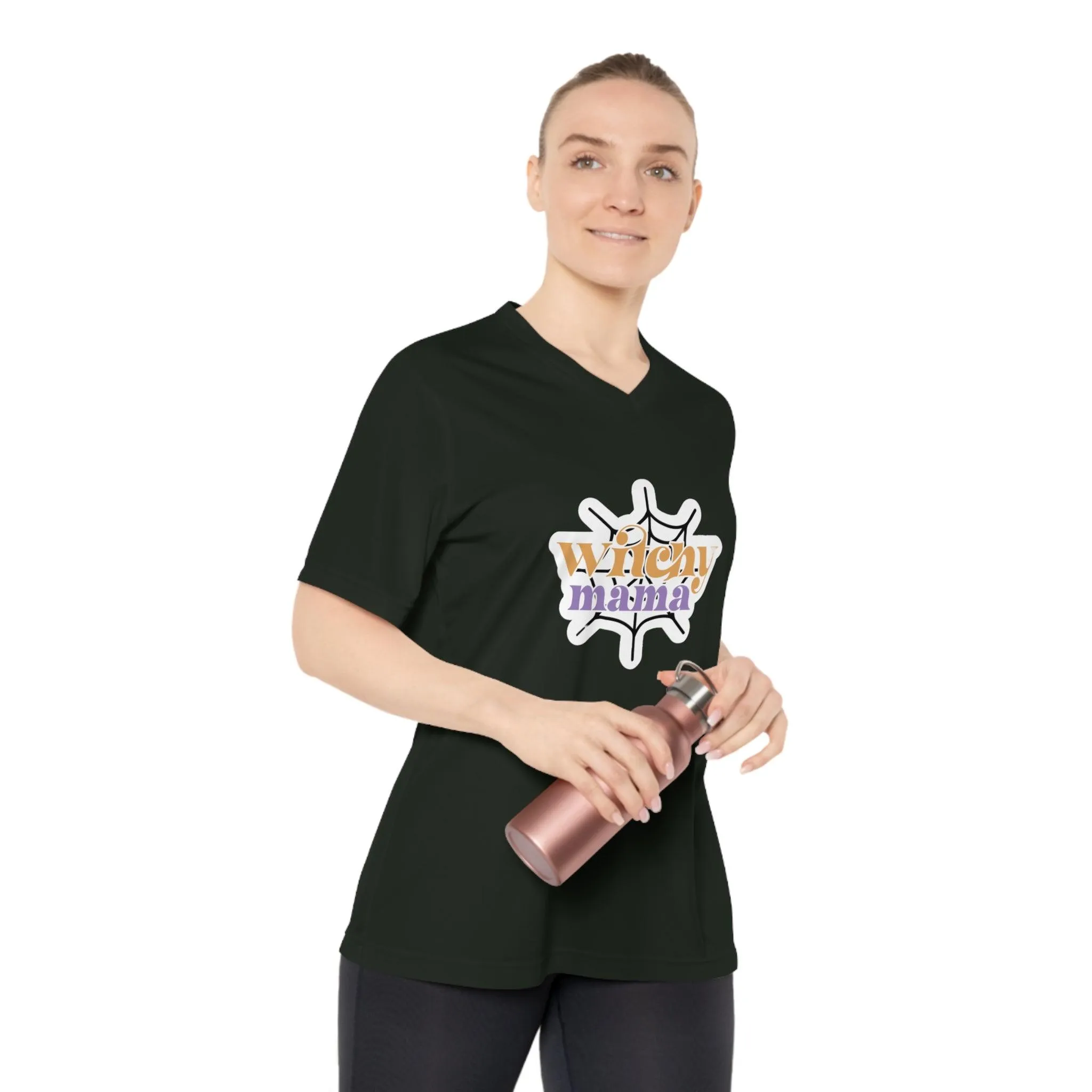 T-Shirt Manga Corta Protección UV Mamá Bruja/T-Shirt Halloween/T-Shirt para Actividades al Aire Libre