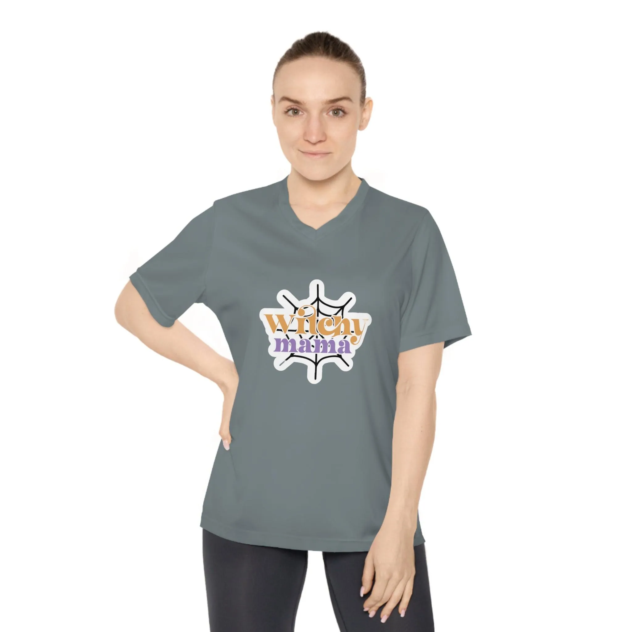 T-Shirt Manga Corta Protección UV Mamá Bruja/T-Shirt Halloween/T-Shirt para Actividades al Aire Libre