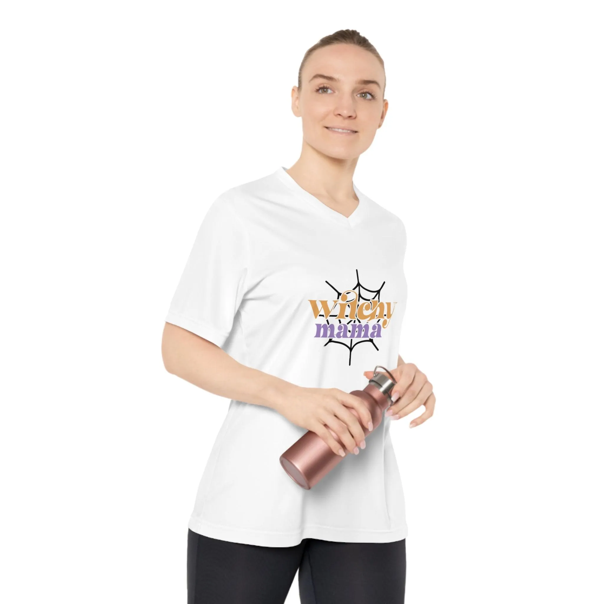 T-Shirt Manga Corta Protección UV Mamá Bruja/T-Shirt Halloween/T-Shirt para Actividades al Aire Libre