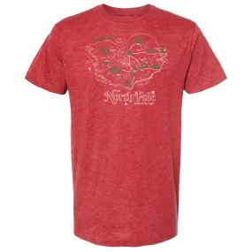 The North Pole Map T-Shirt