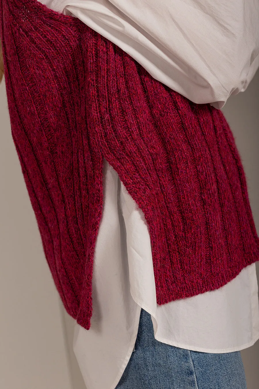 Ubeth Vest Baby Alpaca Color Multired