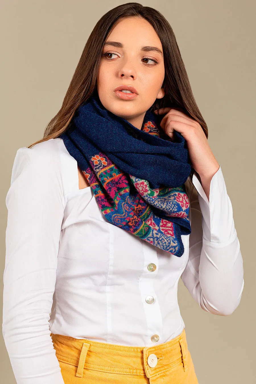 Ukali Shawl Baby Alpaca Color Astral