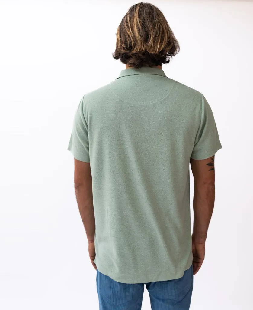 Vintage Terry Polo | Sage