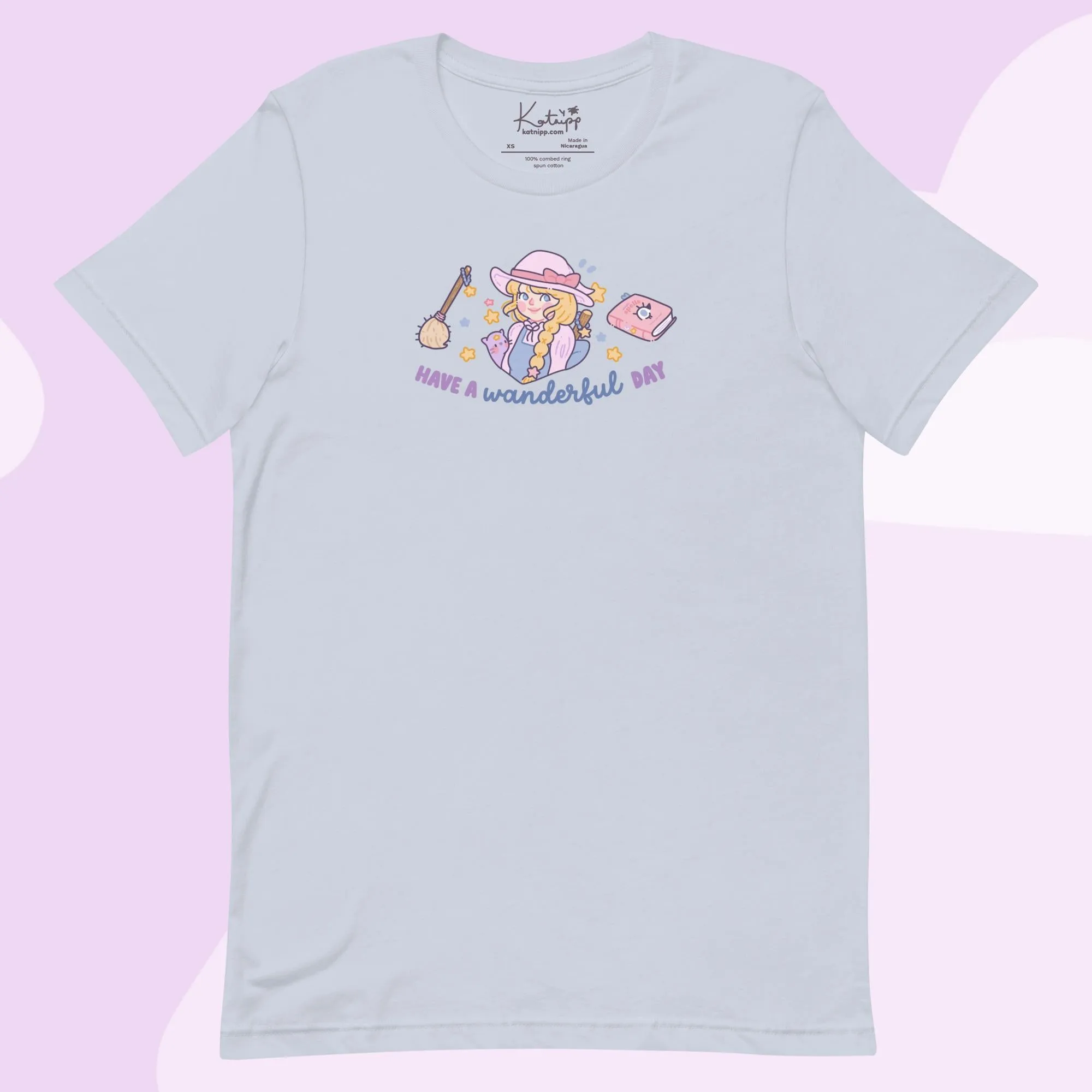 Wanderful Day Kawaii Halloween T-Shirt | Pastel Witch Graphic Tee | Cute Spooky Season Apparel