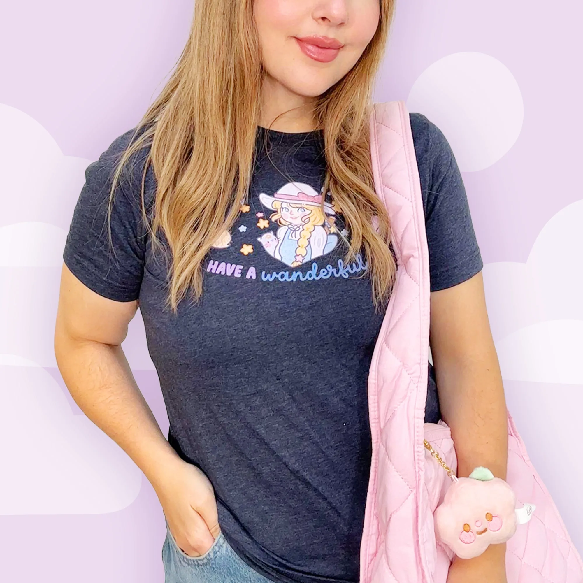 Wanderful Day Kawaii Halloween T-Shirt | Pastel Witch Graphic Tee | Cute Spooky Season Apparel