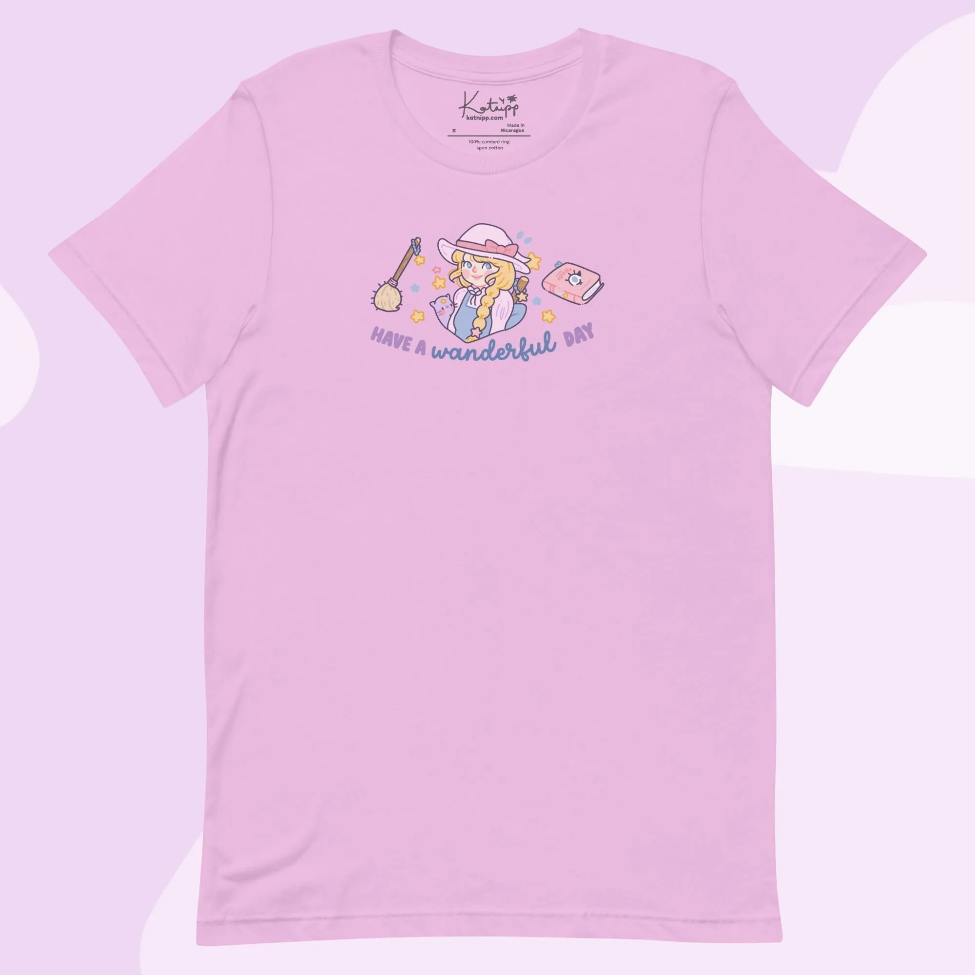 Wanderful Day Kawaii Halloween T-Shirt | Pastel Witch Graphic Tee | Cute Spooky Season Apparel