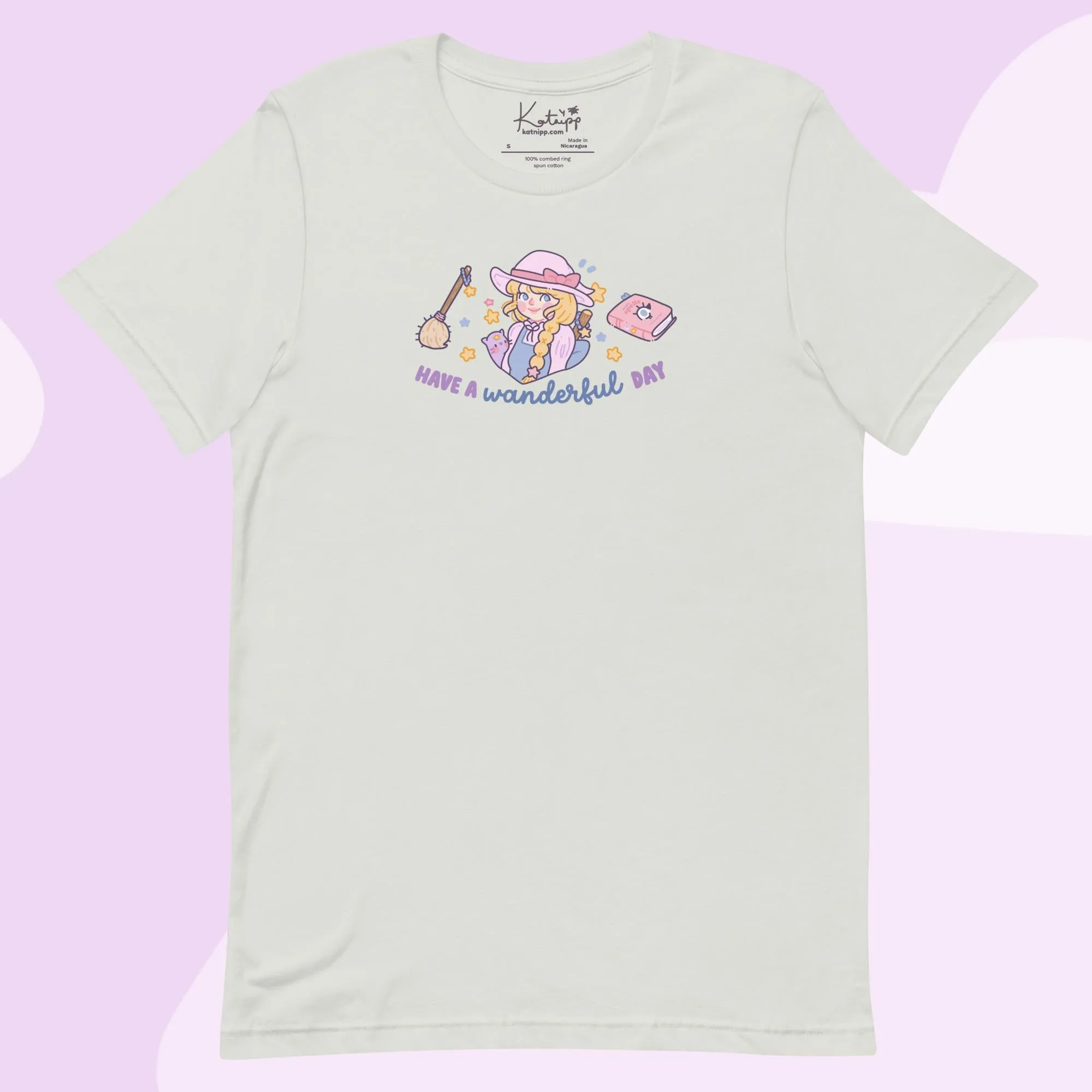 Wanderful Day Kawaii Halloween T-Shirt | Pastel Witch Graphic Tee | Cute Spooky Season Apparel