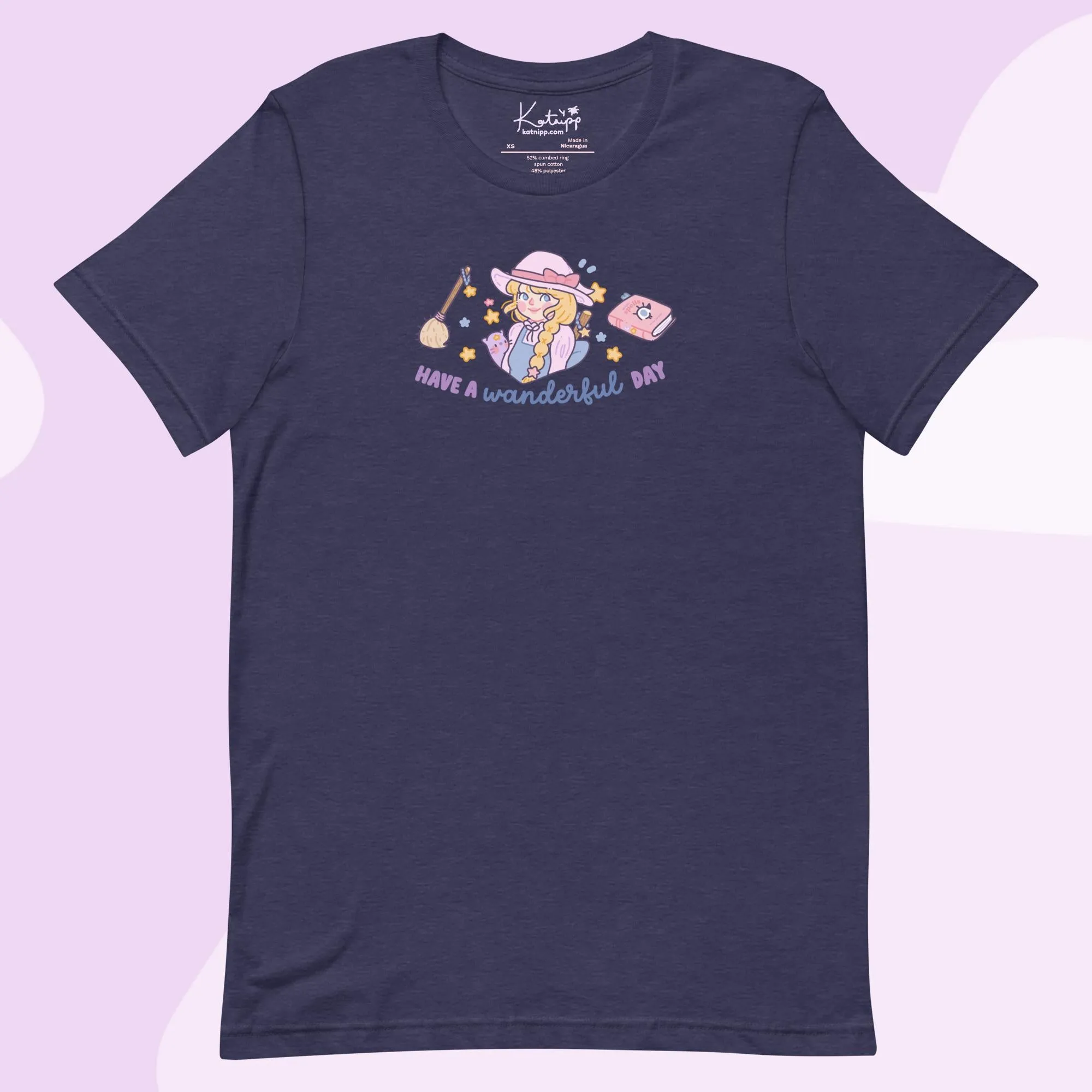 Wanderful Day Kawaii Halloween T-Shirt | Pastel Witch Graphic Tee | Cute Spooky Season Apparel