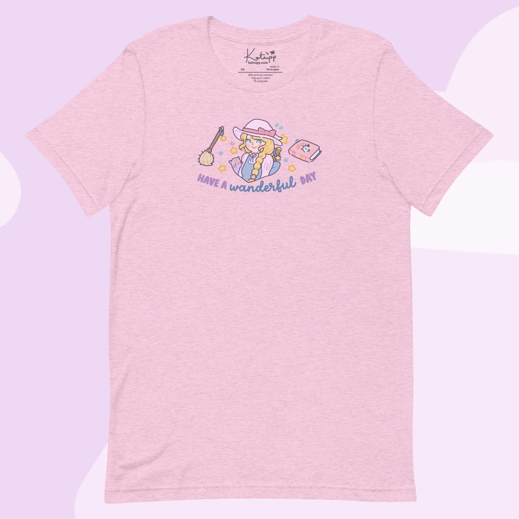 Wanderful Day Kawaii Halloween T-Shirt | Pastel Witch Graphic Tee | Cute Spooky Season Apparel