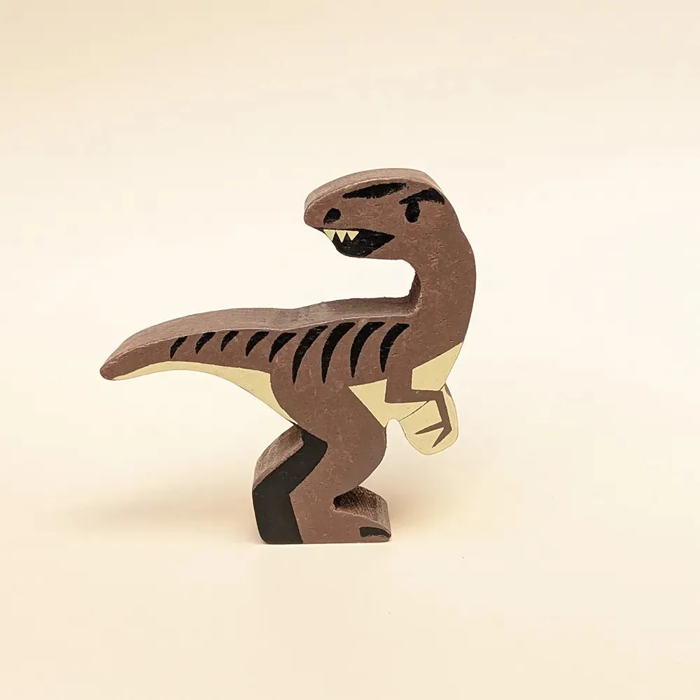 Wooden Dinosaurs Velociraptor