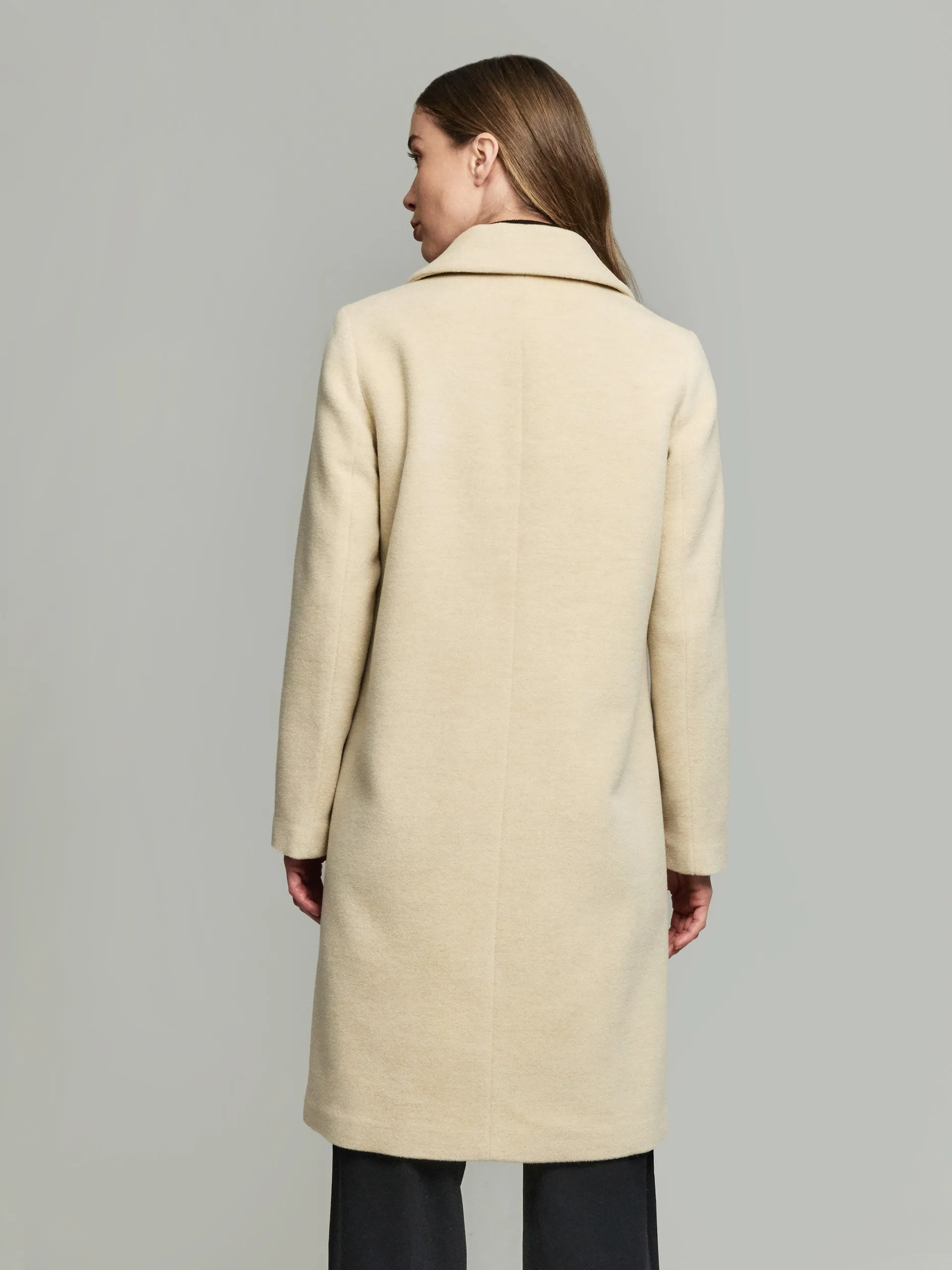 Yesenia Coat Baby Alpaca & Wool Color Beige