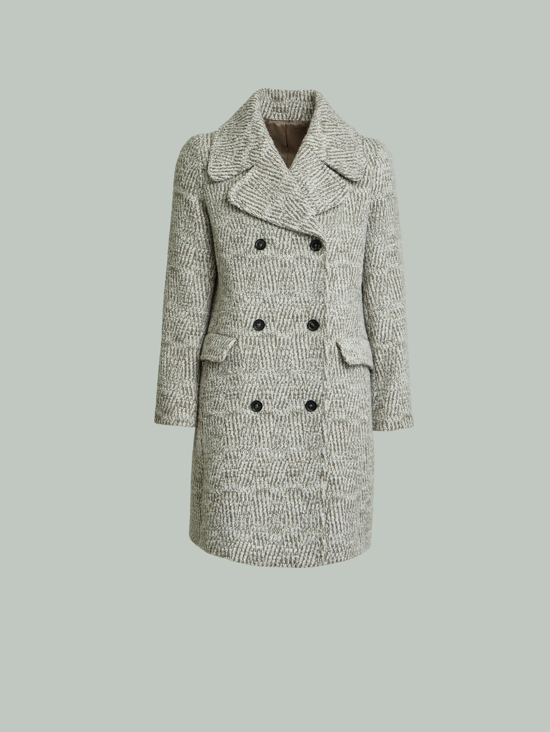 Yovana Coat Baby Alpaca Color Beige